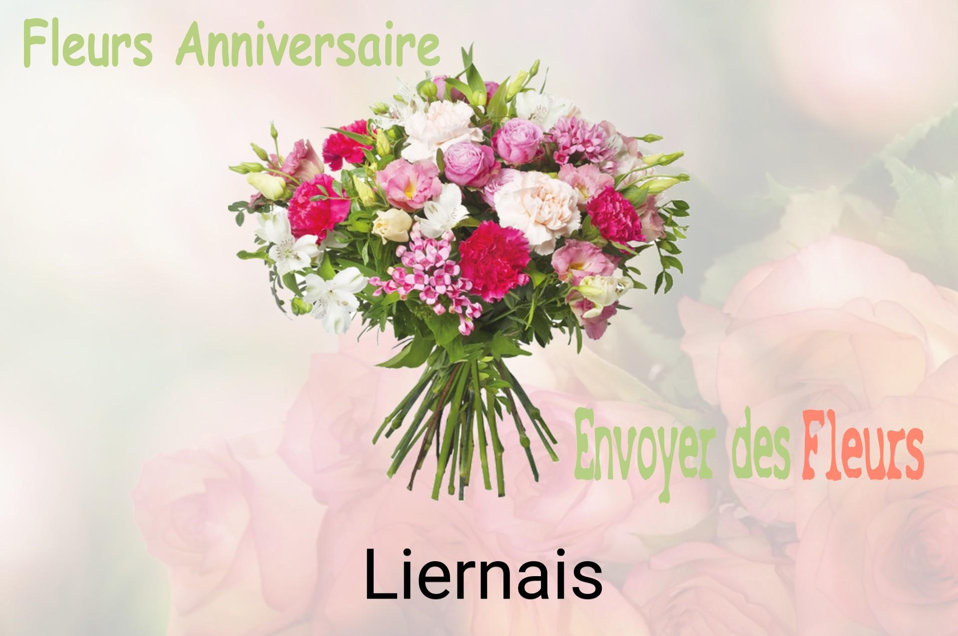 Bouquet de fleurs d’anniversaire livré à Liernais