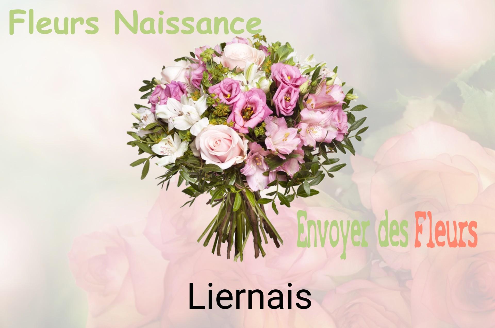 Bouquet de fleurs de naissance livré à Liernais